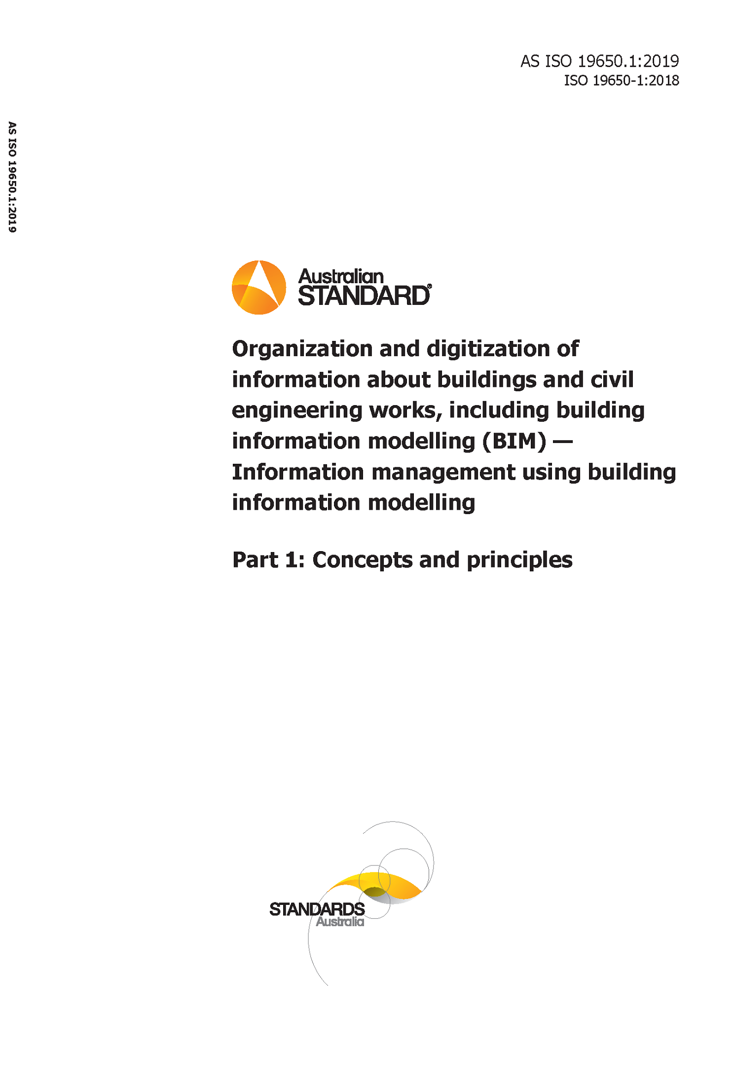 AS ISO 19650.1 cover