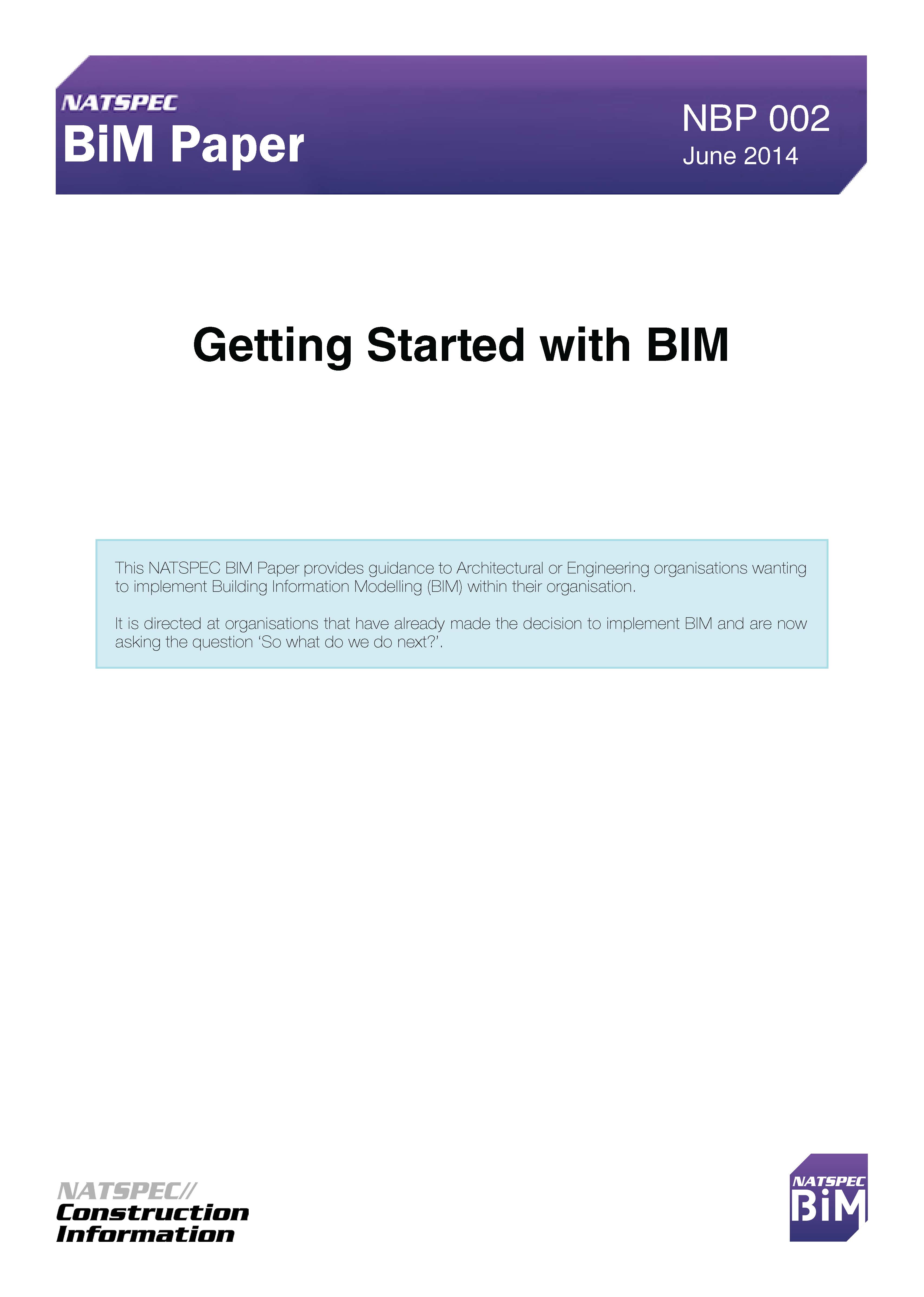 Getting started with BIM